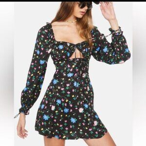 FOR LOVE AND LEMONS LEXY MINI DRESS NWT